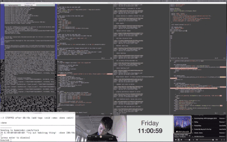 If only. Sadly most weeks are more full of myriad random things, like blog posts. Slide from Bee's talk: Code. Eat. Sleep.