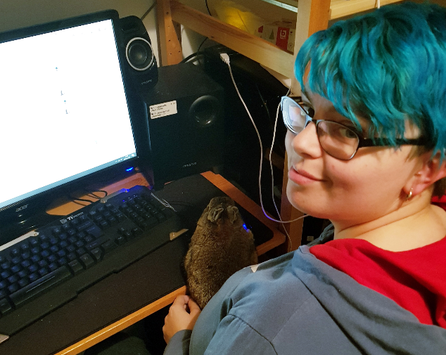 Nicky with Breakfast Bun, working on the inbox Nicky profile picture