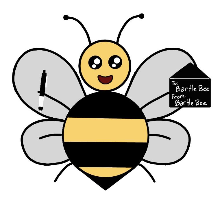 In case you haven't been sure how to address the blog's mascot... Bee self-blackmailing, i.e., sending itself a black piece of mail